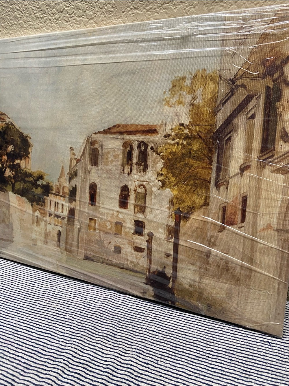 ^Vintage View of Venice Canvas Wall Art – Classical Italian Cityscape Decor - Picture 6 of 7